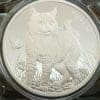 2021 Fiji Cats 1 oz Silver 50 Cent Coin GEM BU