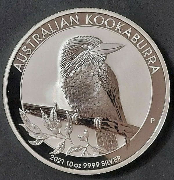 2021 Australian 10 oz Silver Kookaburra Gem Bu - Image 4