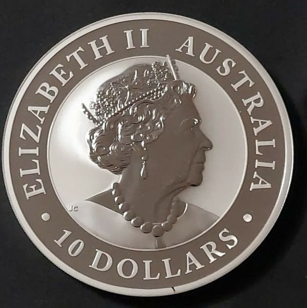 2021 Australian 10 oz Silver Kookaburra Gem Bu - Image 6