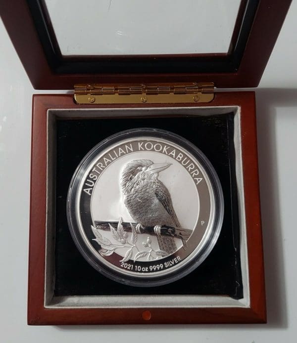 2021 Australian 10 oz Silver Kookaburra Gem Bu - Image 7