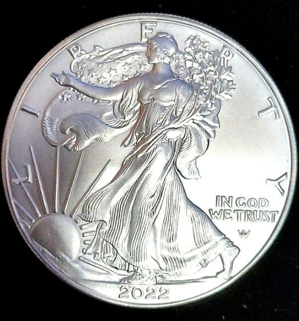 2022 American Silver Eagle BU 1 oz .999 Fine Silver - Image 3