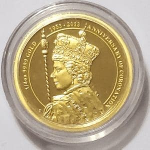 2013 Perth 1/4oz Gold Proof Queens Coronation Coin