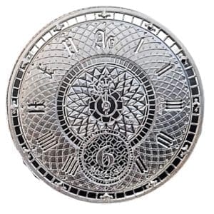 2022 Tokelau 1 oz Silver Chronos $5 coin Gem Bu
