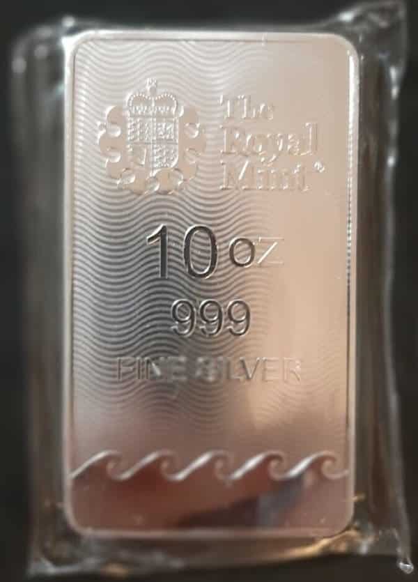 Great Britain 10 oz Silver Britannia Bar BU .9999 Fine - Image 5