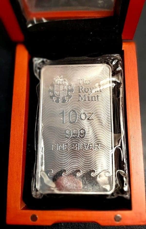 Great Britain 10 oz Silver Britannia Bar BU .9999 Fine - Image 4