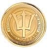 2021 Barbados Gold Trident Coin 1/5 oz Gold