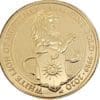 2020 U.K 1/4 oz Gold Queen's Beast White Lion of Mortimer