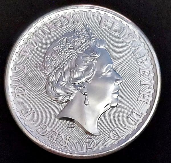 2023 Great Britain 1 oz Silver Britannia Coin Gem Bu - Image 4