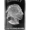 1 oz Silver Bufallo Indian Bar  BU .999