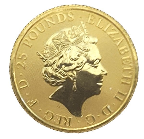 2019 British 1/4 oz Gold Queen's Beasts The Falcon - Image 4