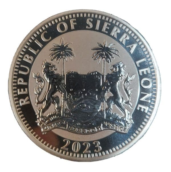 2023 Sierra Leone Gods of Egypt Isis 1 oz Silver Coin Rev-Frosted - Image 2