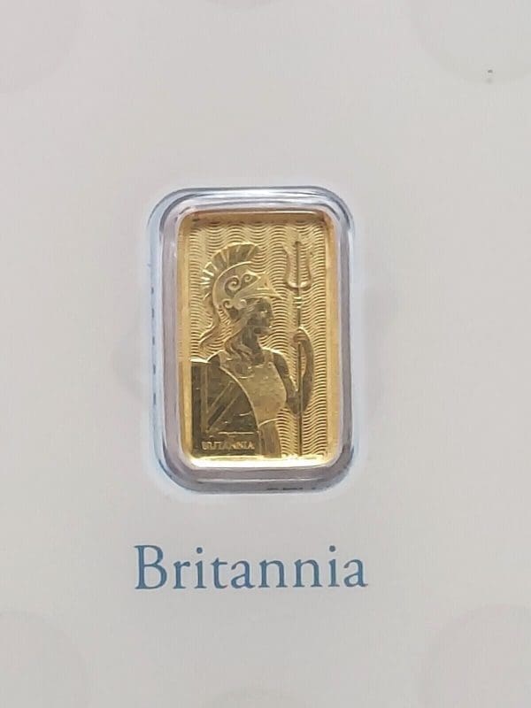 British 1 g Gold Britannia Bar New in Assay .9999 - Image 4