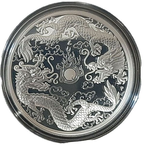 2020 Australian Double Dragon 1 oz Silver Proof - Image 3