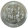 2020 Canadian Kraken 2 oz silver .9999 coin