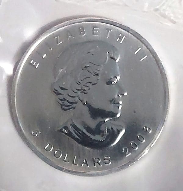 2008 Canada 1 oz Silver Maple Leaf 2010 Olympics Coin-Sealed - Image 4