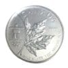 2008 Canada 1 oz Silver Maple Leaf 2010 Olympics Coin-Sealed