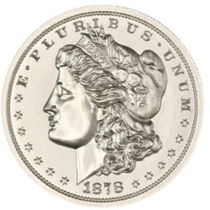 Intaglio 2 oz Morgan Silver Dollar Tribute .999 Fine