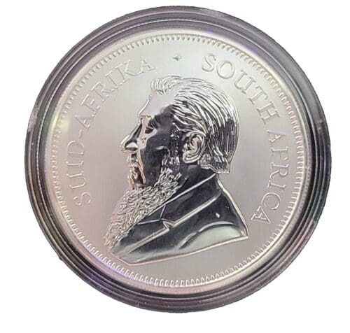 2017 South African 1 oz Silver Krugerrand 50 year Privy - Image 3