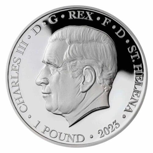 2023 St. Helena 1 oz Silver Queen Elizabeth II Memorial Proof Coin - Image 6