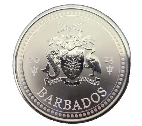 2023 Scottsdale Trident 1 oz Silver Coin Bu - Image 2
