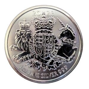 2023 British 1oz Silver Royal Arms Coin Bu