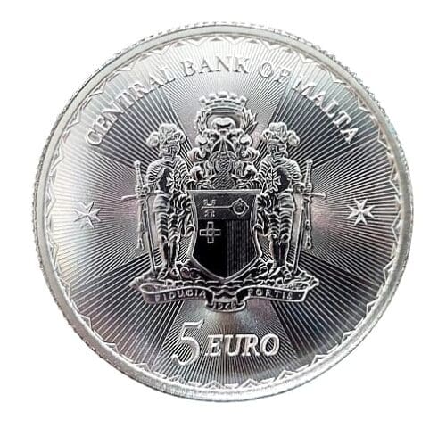 2023 Maltese Cross 1 oz Silver Coin .9999 Fine - Image 2