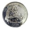 2020 British 1 oz Silver Valiant -Bu .9999 Fine Silver