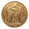 1897 A French 20 Gold Franc Lucky Angel Gold Coin - Bu