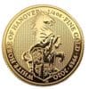 2020 Great Britain 1/4 oz Gold Queen's Beasts White Horse