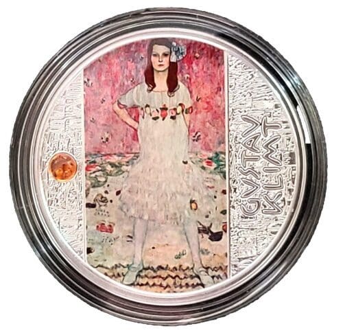 Portrait of Mada Primavesi .5 oz Silver Gustav Klimt