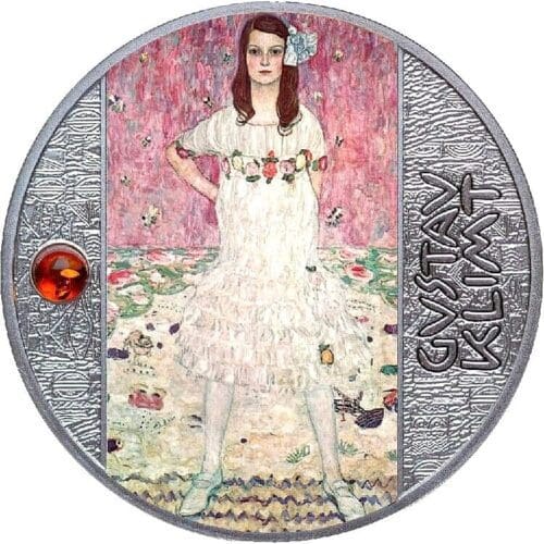 2022 Portrait of Mada Primavesi .5 oz Silver Gustav Klimt - Image 5
