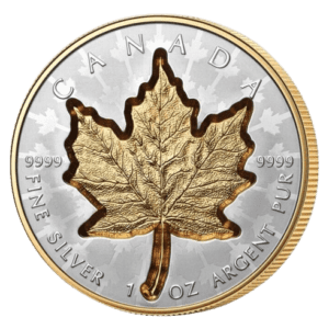 2024 Canada Maple Leaf Incuse 1 oz Silver Proof Coin