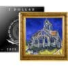 2023 Niue Van Gogh 1 oz Silver The Church of Auvers Coin