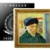 2023 Niue 1 oz Silver Van Gogh: Self Portrait Bandage Coin
