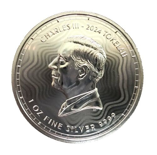 2024 Tokelau Chronos 1 oz Silver Coin .9999 Fine - Image 2