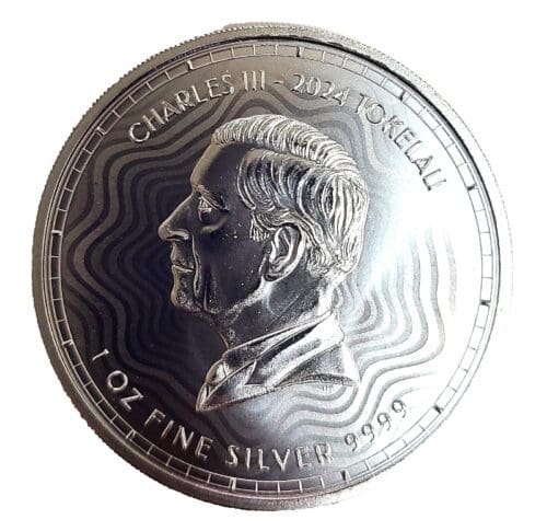 2024 Tokelau Chronos 1 oz Silver Coin .9999 Fine - Image 4