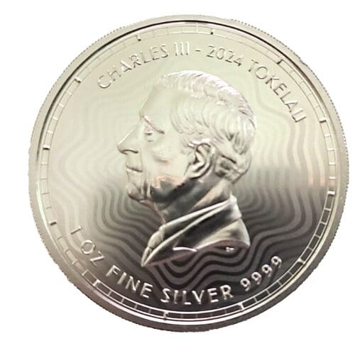2024 Tokelau Chronos 1 oz Silver Coin .9999 Fine - Image 6