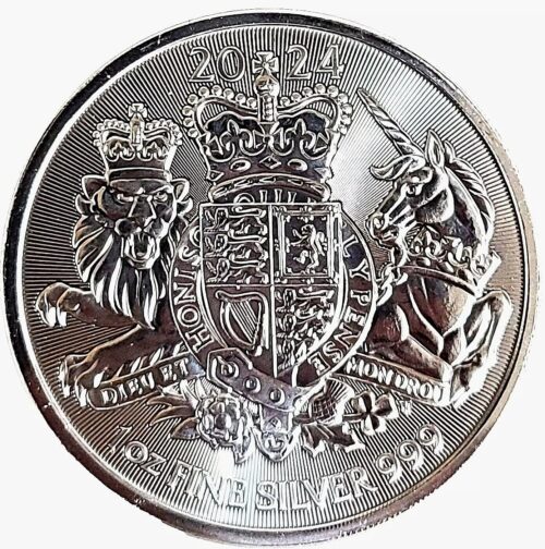 2024 British 1 oz silver Royal Arms of England Coin BU