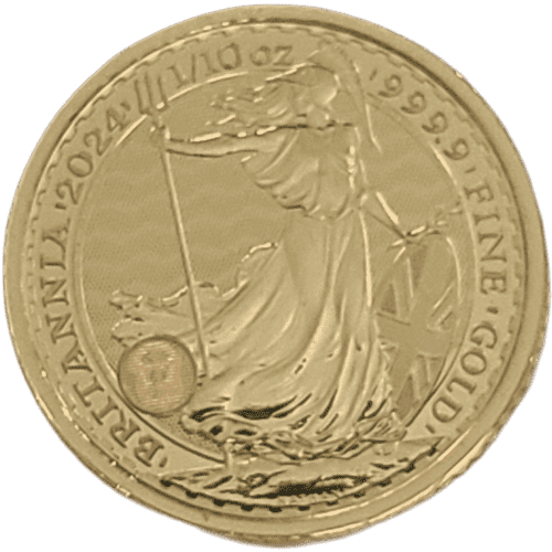 2024 Great Britain 1/10 oz Gold Britannia Bu - Image 4