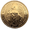 2018 UK Queen's Beast 1/4 oz Gold Unicorn of Scotland £25