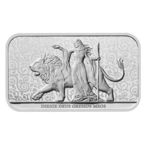 Royal Mint Una & The Lion 1 oz Silver Bar