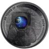 2024 FIRST MAN ON THE MOON 1 oz Silver Proof Coin - Black Finish -UHR