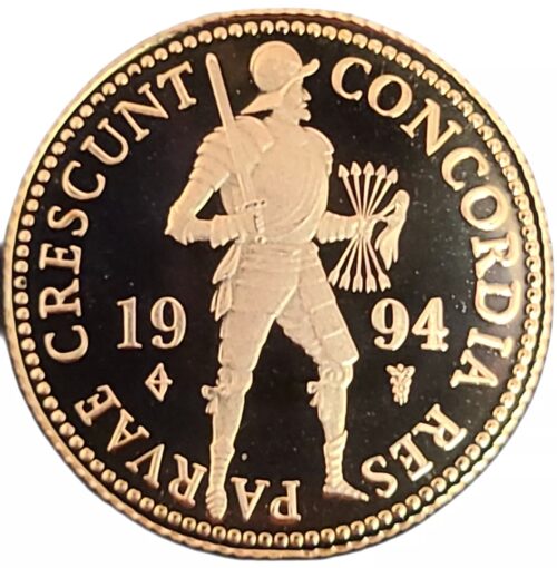 Dutch Gold Ducat Proof Coin Bu