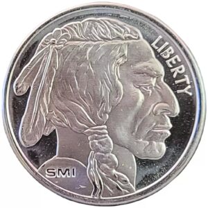 Sunshine Minting 1 oz Silver Buffalo Indian Round Bu