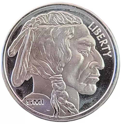 Sunshine Minting 1 oz Silver Buffalo Indian Round Bu