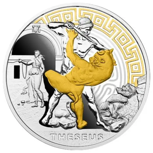 2024 Niue Theseus 1 oz Silver Proof Coin – Mint of Poland