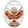 The 2024 Niue Faberge Egg Spring Flowers .999 Silver Proof Coin