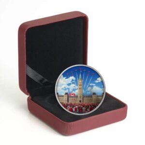 2017 Canada 2 oz Silver Celebrating Canada Proof Coin (glow in the dark)