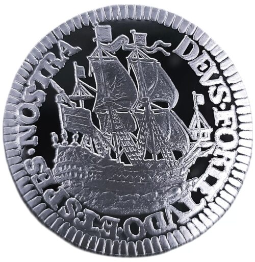 2021 Dutch Netherlands Shilling Ship 1 oz Silver Proof Coin