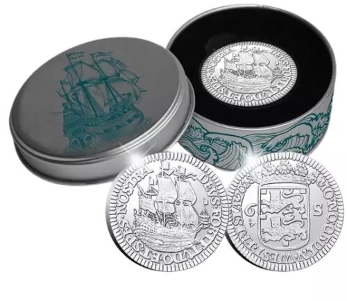 2021 Dutch Netherlands Shilling Ship 1 oz Silver Proof Coin - Image 3